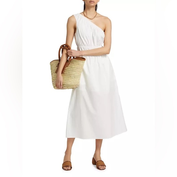 RAILS Selani one-shoulder cotton-blend midi dress - Picture 2 of 2